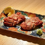 牛かつ 横濱川島屋 - 一日限定数食の「厚切り牛タン」