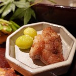 エノテカ パージナ - 仏　ブルターニュ産 リードヴォーと祖父江の銀杏のソテー