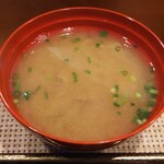 玄海鮨 - 貝汁です