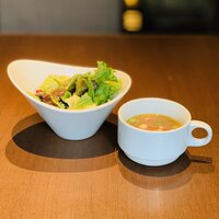 RISTORANTE Orobianco - サラダ+スープ