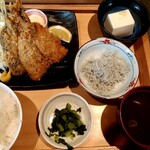 神保町魚金 弐 - アジフライ定食