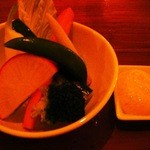 ウエダ - 野菜がめっちゃしゃきしゃきしてて瑞々しいです。 明太子マヨネーズも美味しい（*^_^*）