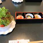 みほ鮨 - サラダ、三種盛り