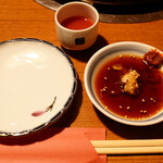 焼肉ハウス大将軍 - お通し　野菜ジュース