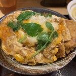 純愛うどん なでしこ - カツ丼セット（￥1058）