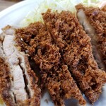 みのや - 豚かつ、表情。