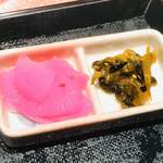Kaisen Douraku Ikiiki - 定食のお漬物