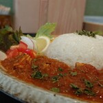 Spicy Curry WANYA - チキンと野菜の合い掛けカレー