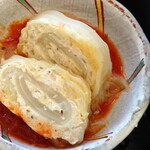 家庭料理 やまぼうし - 鶏ひきにくの 白菜巻き