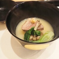 馬車道 大かわ - 合鴨白味噌仕立て