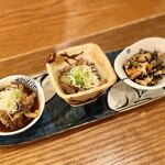 Gyuunitaki To Obanzai Chiiyan - おつかれさまセットの料理