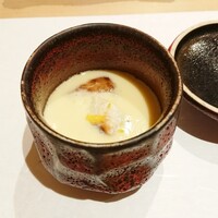 鮨 竜介 - 穴子の茶碗蒸し