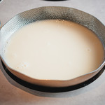 Creamy soy milk soup