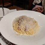 イタリア料理クッチーナ - 「下川六○酵素卵」の濃厚カルボナーラ