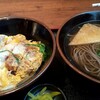 そば処 いながわ - 料理写真:カツ丼セット(そば)