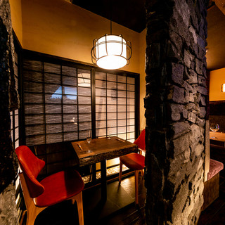 Enjoy a luxurious Teppan-yaki banquet in a private room.