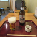 吾妻橋 やぶそば - ビール