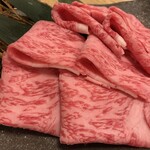 焼肉たまき - 佐賀牛サーロイン焼きしゃぶ