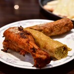 ナマステ - 【ディナーセットB@1,410円】タンドリーチキン＆シークカバブ