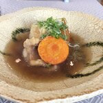 Washokudainingu Taka - 真鯛と季節の野菜と揚げ出し豆腐。