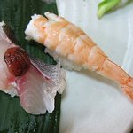 Ichiriyuu Sushi Dokoro - スズキ・車海老