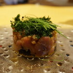 Spice&Dining KALA - 本鮪中トロのタルタル キャビアと九条ネギ