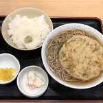 都そば - ●ミニとろろご飯定食（そば）¥530税込
            ●天ぷら追加¥90税込
            計¥620税込