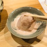 鮨 十兵衛 - 肝醤油をつけてね♪