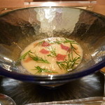 IL TEATRINO DA SALONE - 蛸とクレマ アスパラジ ビアンキ