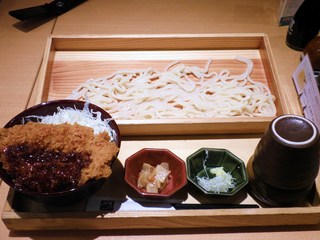 Ootoya - 鶏カツソース丼と板うどん