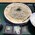 湯けむり満月 - ざる蕎麦（シラスごはん付き）