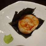 蕎麦ひら井 - ホタテ磯辺焼き