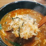 やまびこ弁天 - Ｗカレーうどん　底からご飯