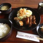 Asuka - サービスランチ(トンテキ・ブリの照り焼き)