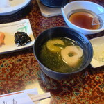 絵かきの宿 福泉 - ご飯はもちろん、味噌汁がとても美味しい！