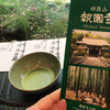 休耕庵 竹の庭の茶席