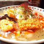 らー麺 あけどや - 海鮮あんかけ麺 2019 1100円