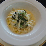 セルフィーユ - 3月18日　小海老のクリームソースパスタ