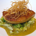 オーベルジュ・ド・リル ナゴヤ - 伊勢産 鮑とフォワグラのラグー　そのジュと肝のソース