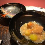 赤坂 渡なべ - 海老芋の蟹あんかけ