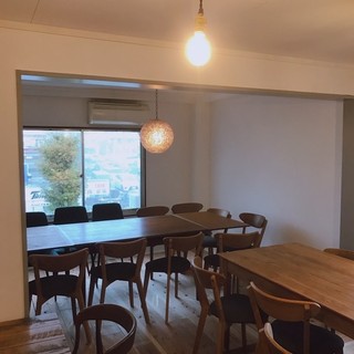 Newly opened banquet seats on the second floor that can accommodate 20 people