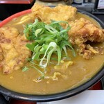 極楽うどん TKU - 鶏天カレーうどん（￥950）