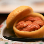 道人 - 根室雲丹の飯蒸し柚子釜仕立て☆