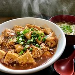 麻婆丼（ミニそば付き）【1日・限定10食】