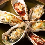 Assortment of 3 types of grilled Oyster (6 pieces)