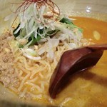 担担 - 坦坦海老からセット：白胡麻坦坦麺