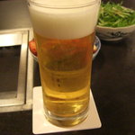 Yakiniku Naritaya - 生ビール