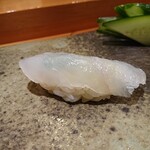 天寿し - ヒラメ