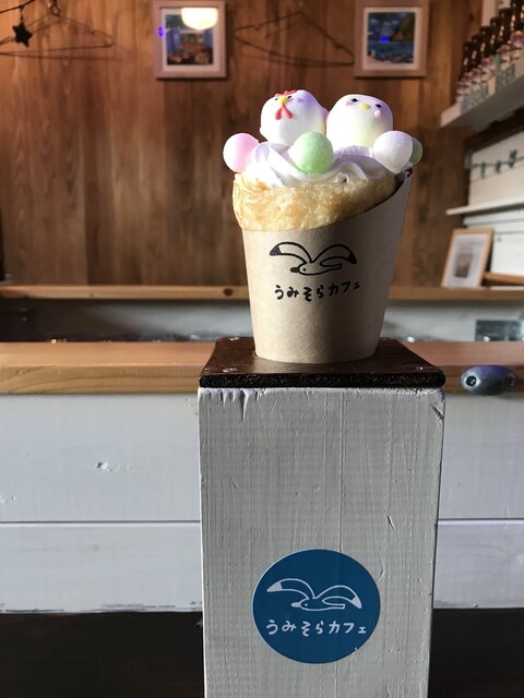 クレープカフェとして定着したかな 可愛らしく 夢いっぱいのカフェです By ｼｪﾙﾛｲ うみそらcafe ウミソラカフェ 加古川 クレープ 食べログ