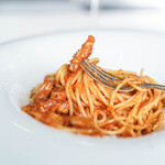 Risutorante Rena-Ta - "イベリコ豕（ぶた）自家製（てづからの）パンチェッタ蕃茄醬（あかなすびしほ）"、パンチェッタ
